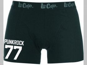 Punk Rock 77 čierne trenírky BOXER s tlačeným logom, top kvalita 95%bavlna 5%elastan